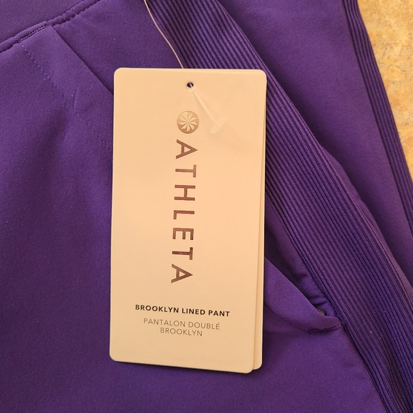NWT Athleta Plum Brooklyn Lined Pant in 6T - Picture 3 of 11